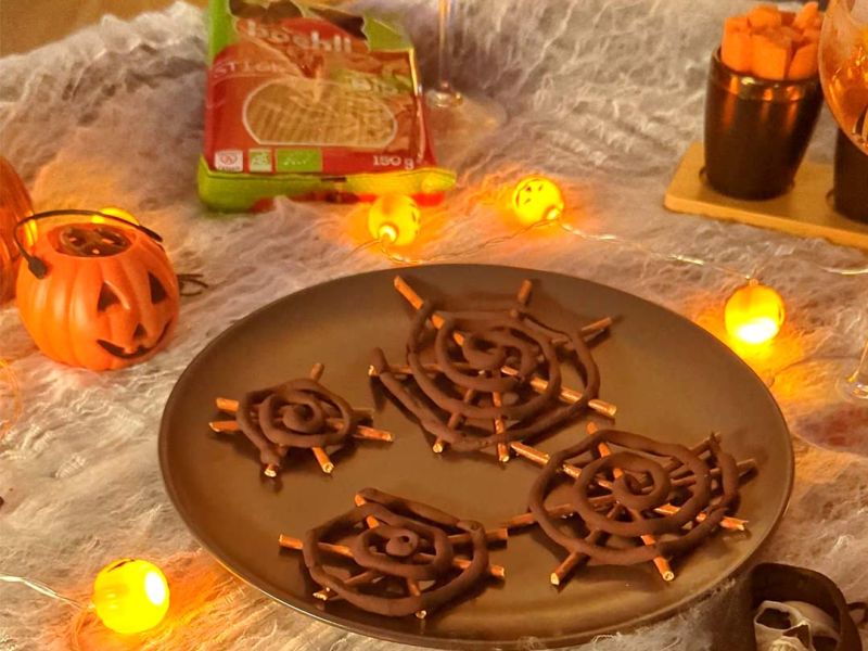 Recette toiles d'araignées Halloween