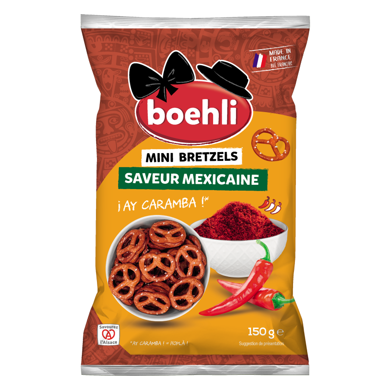 Bretzels Saveur Mexicaine